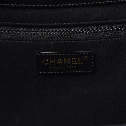Chanel Caviar Small Studded Deauville Tote Black 7 of 14