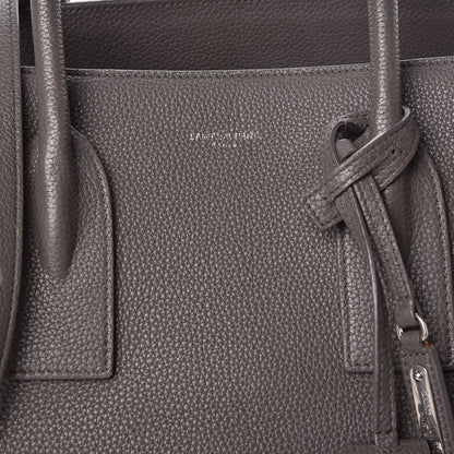 Saint Laurent Grained Calfskin Medium Souple Sac De Jour Kaki Militaire 6 of 12