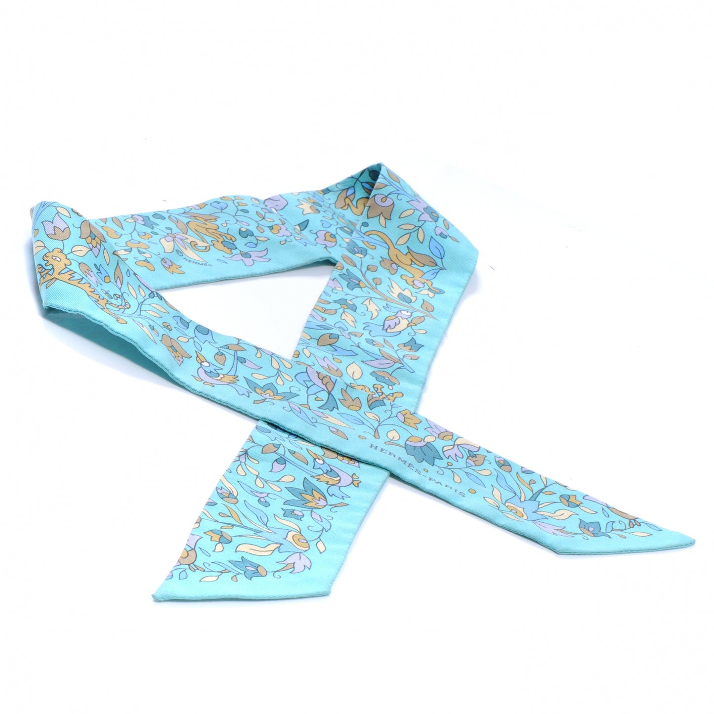 Silk Un Jardin Apres La Mousson Twilly Scarf