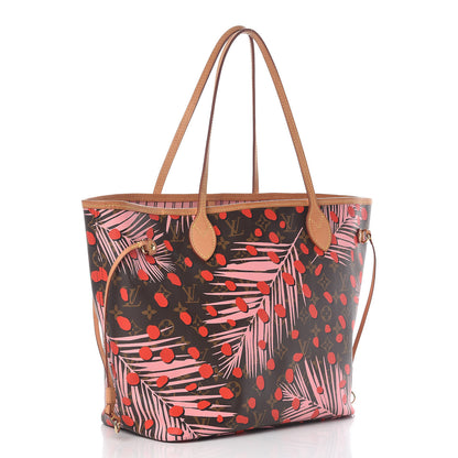 Louis Vuitton Monogram Jungle Dots Neo Neverfull MM Sugar Pink Poppy 4 of 11