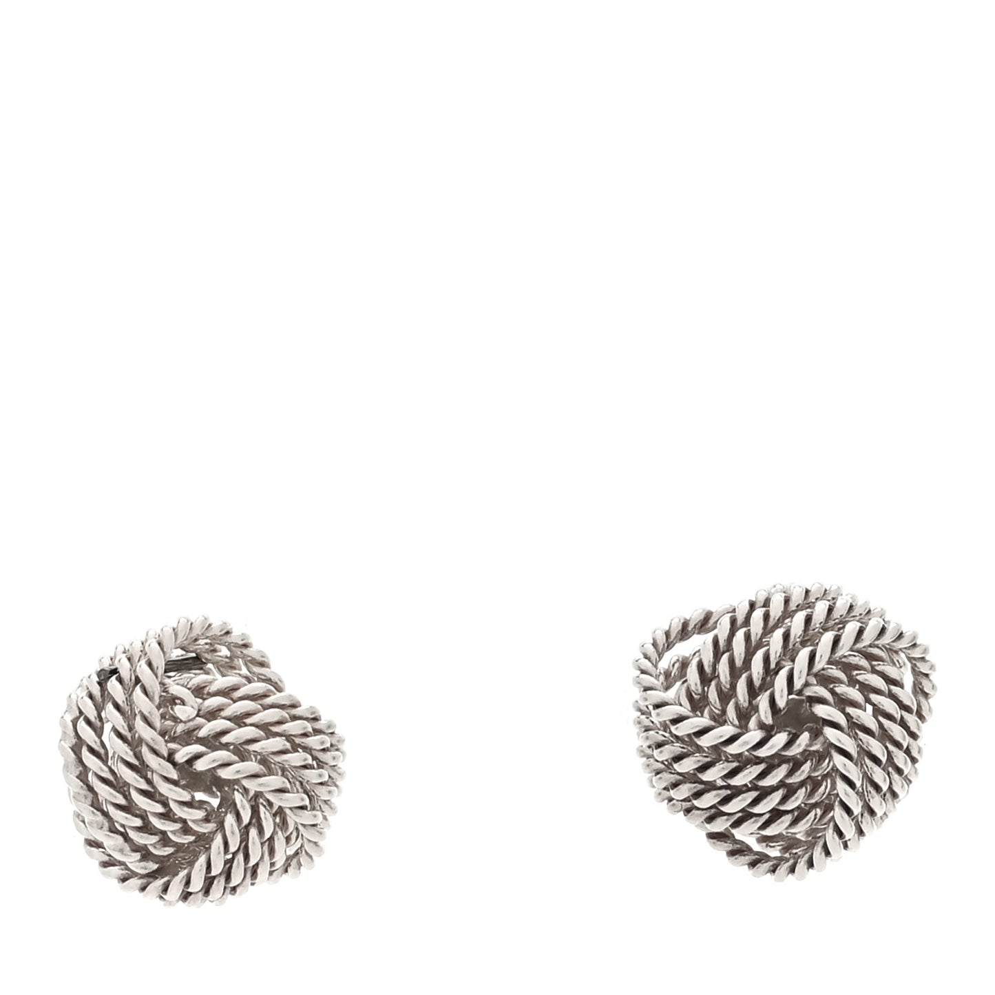 Sterling Silver Twist Knot Earrings