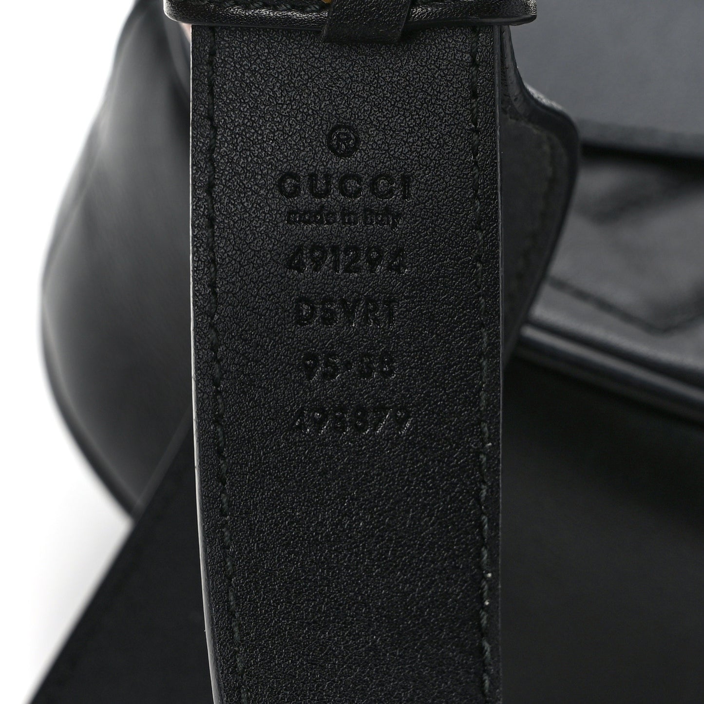 Calfskin Matelasse GG Marmont Belt Bag 95 38 Black