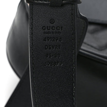 Gucci Calfskin Matelasse GG Marmont Belt Bag 95 38 Black 11 of 11
