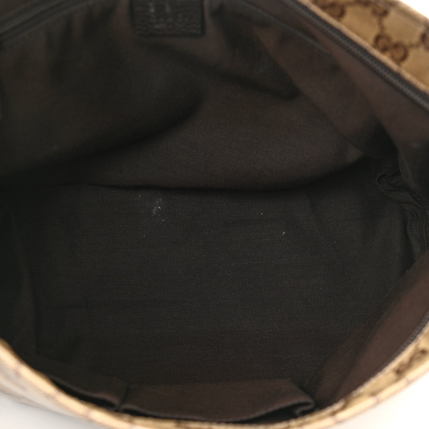 Crystal Monogram Large Flat Messenger Bag Dark Brown