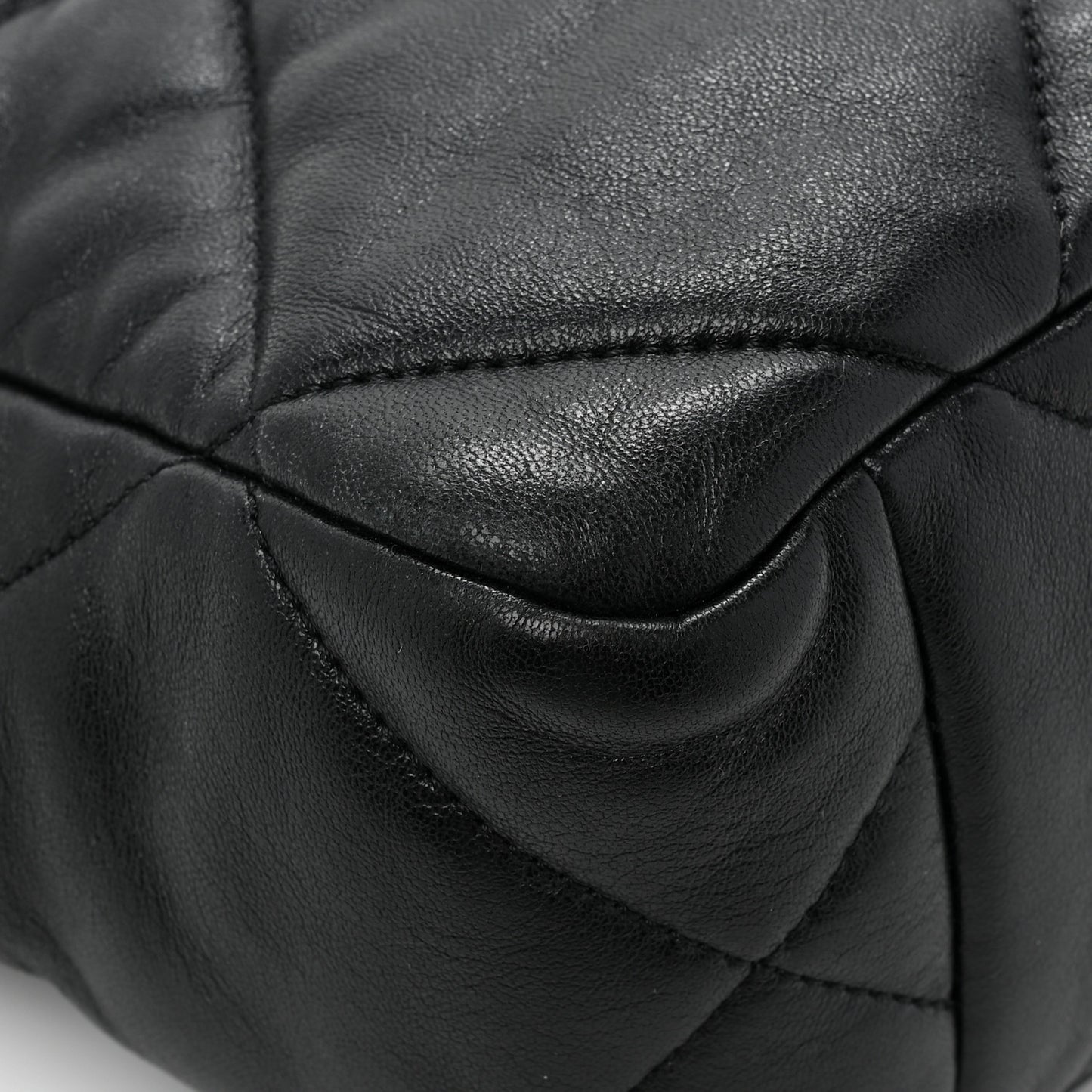 Lambskin Quilted Chanel 19 Shopping Bag Black