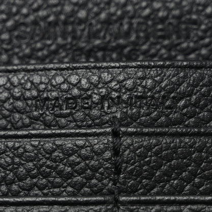 Saint Laurent Grained Calfskin Rive Gauche Zip Around Wallet Black 7 of 10