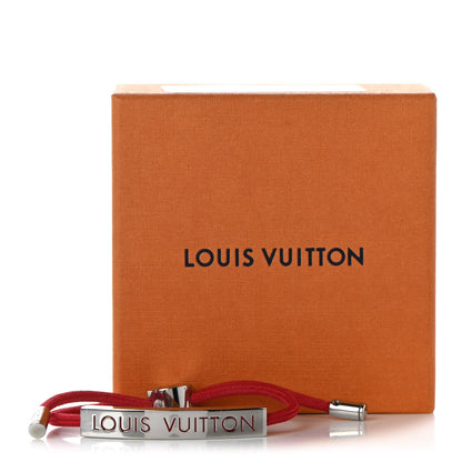 Louis Vuitton Nylon LV Space Bracelet Rouge 9 of 9