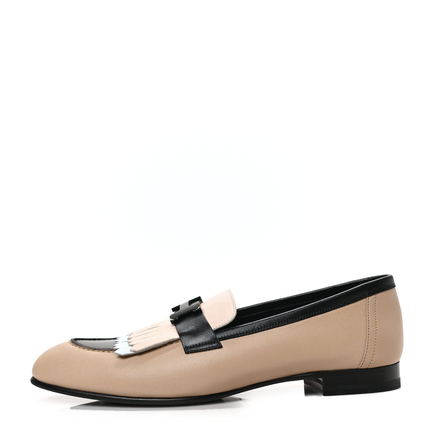 Goatskin Womens Royal Loafers 39.5 Multicolor