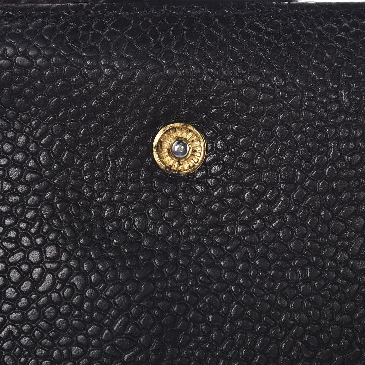 Caviar Timeless CC French Wallet Black