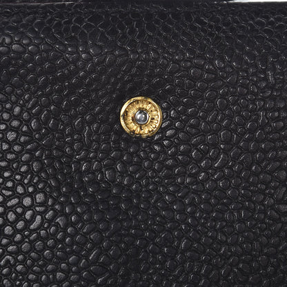 Chanel Caviar Timeless CC French Wallet Black 17 of 18
