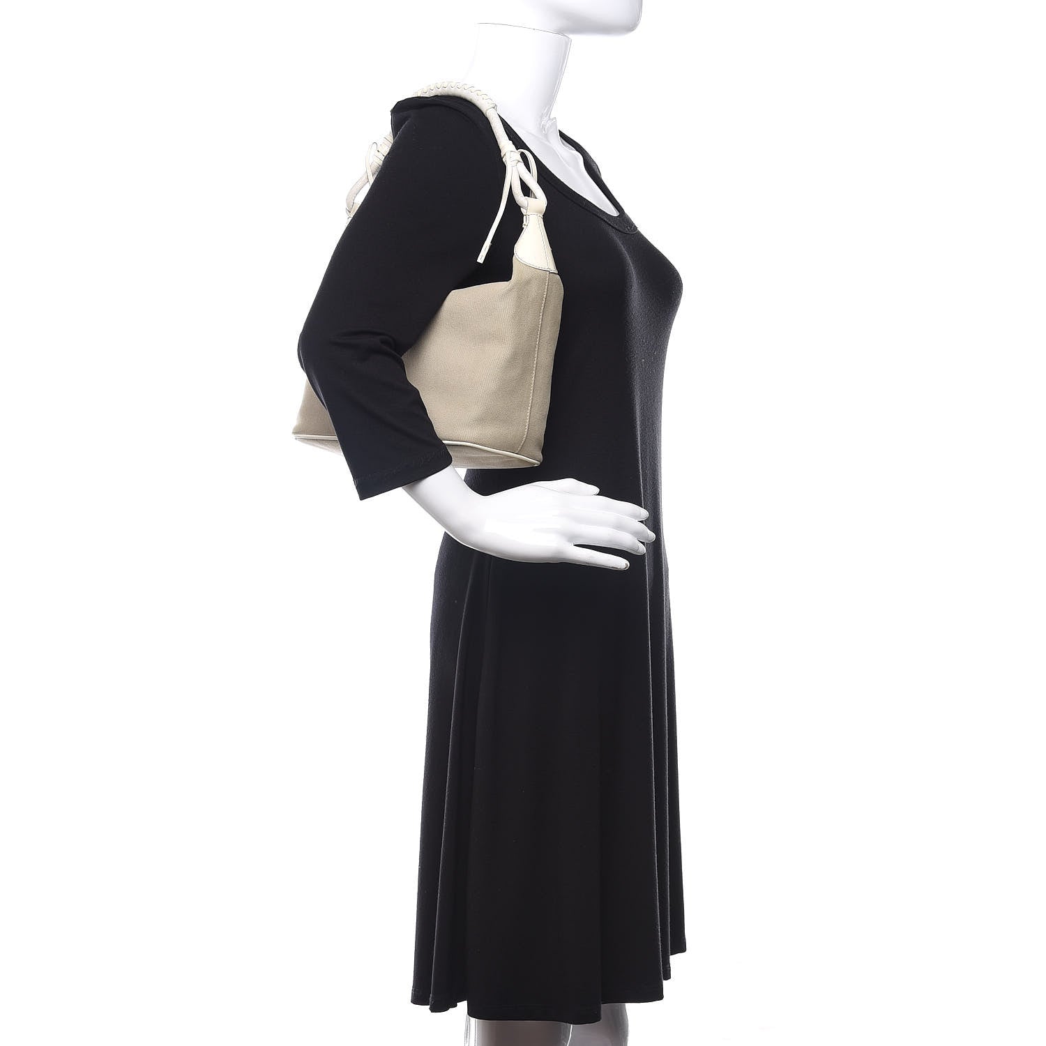 Prada Canvas Hobo Naturale White 2 of 17