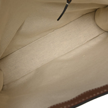Burberry Vintage Check Calfskin Kane Tote Bag Beige Brown 5 of 9