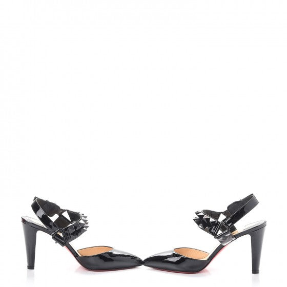 Patent Ziggoo Studded Pumps 40 Black