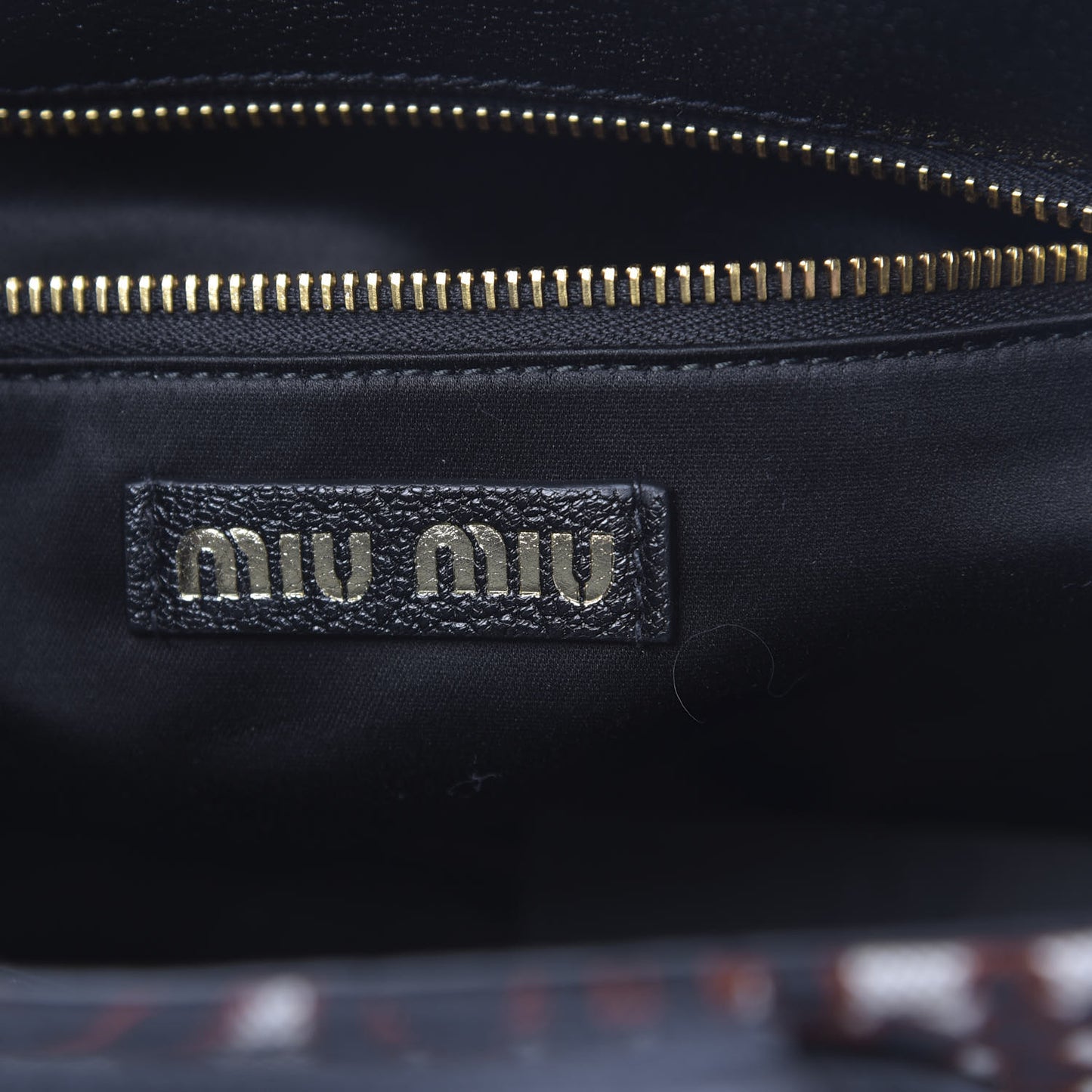 Jacquard Madras Logo Tote Black