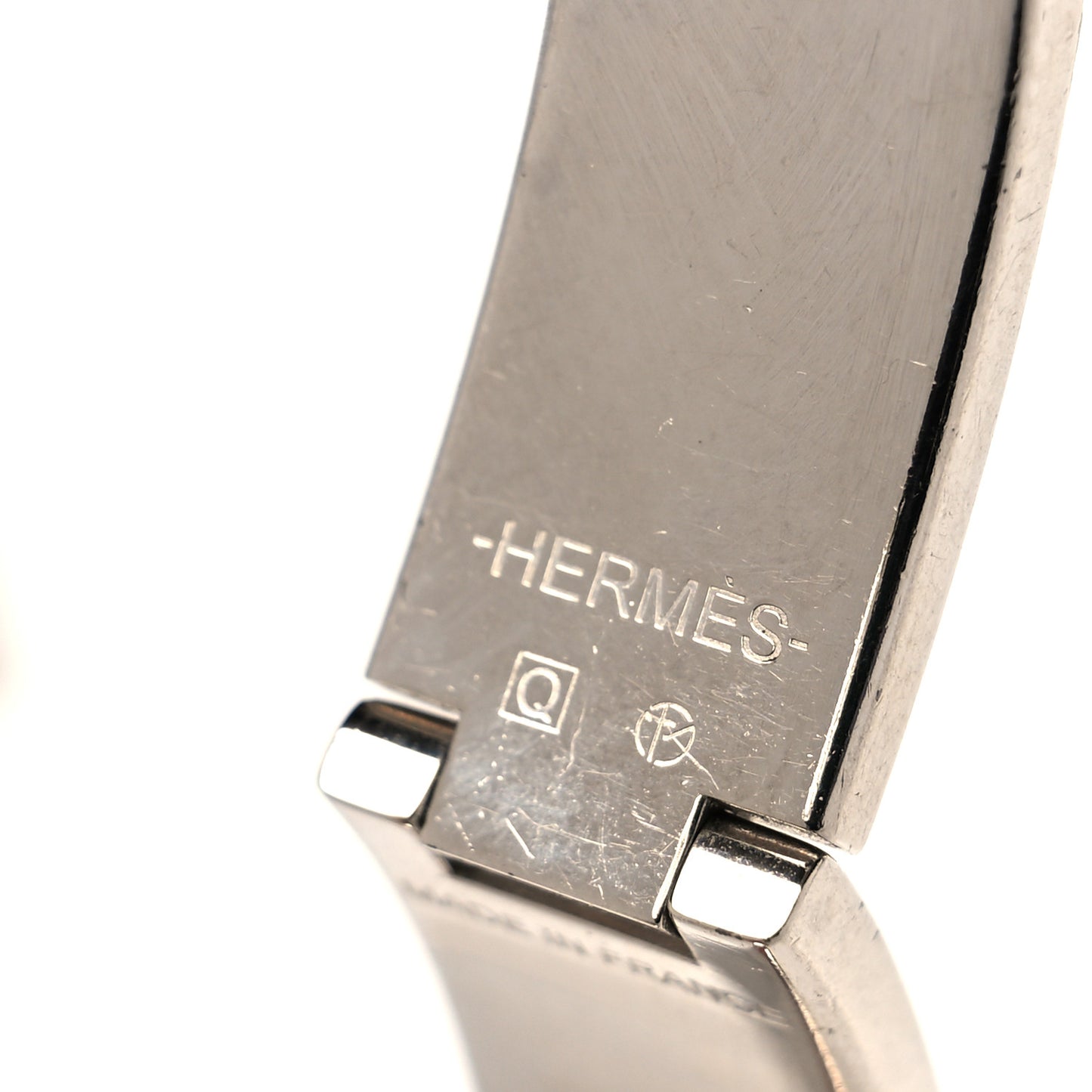 Enamel Narrow Clic Clac H Bracelet GM Dusty Rose