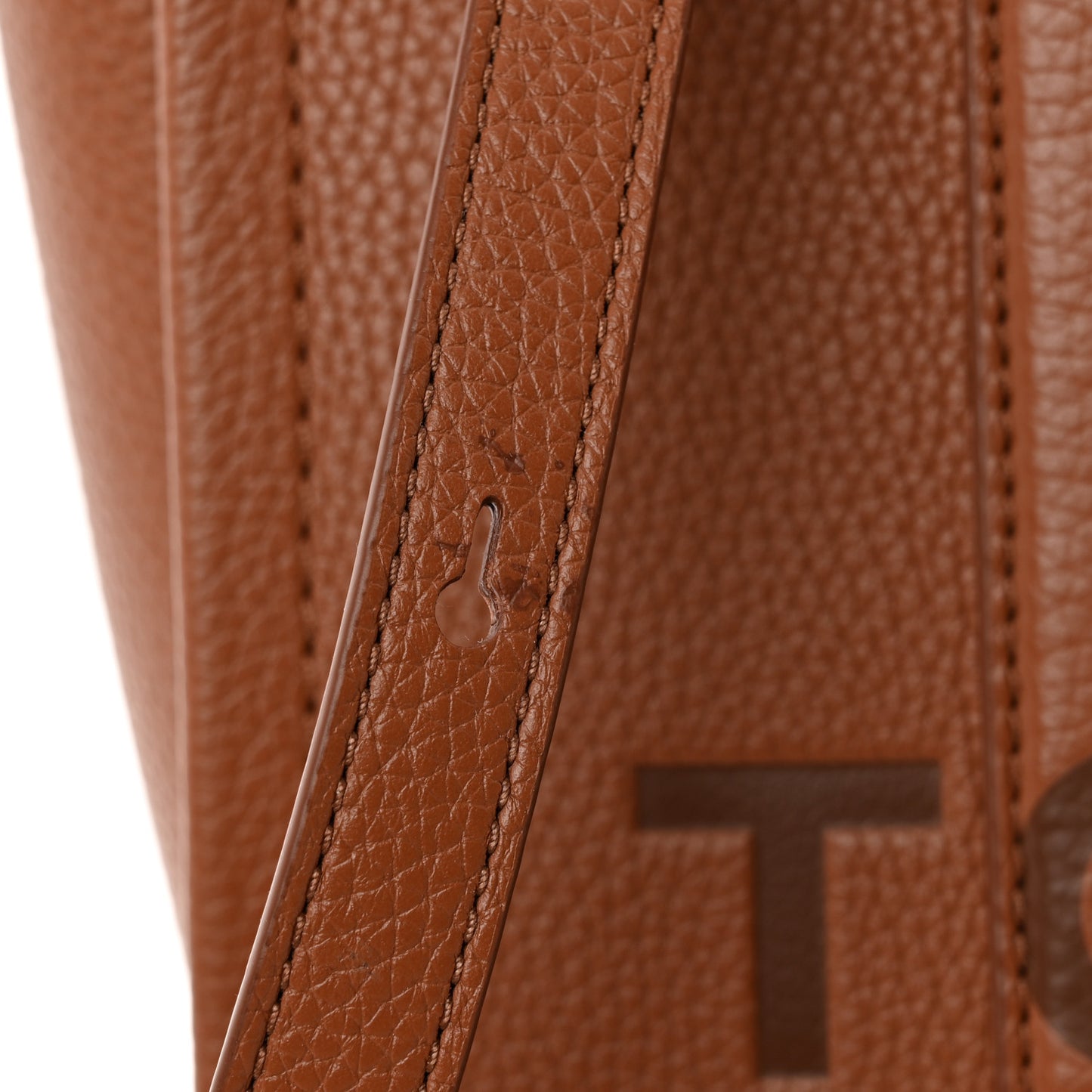 Grained Calfskin Medium The Tote Bag Argan Oil