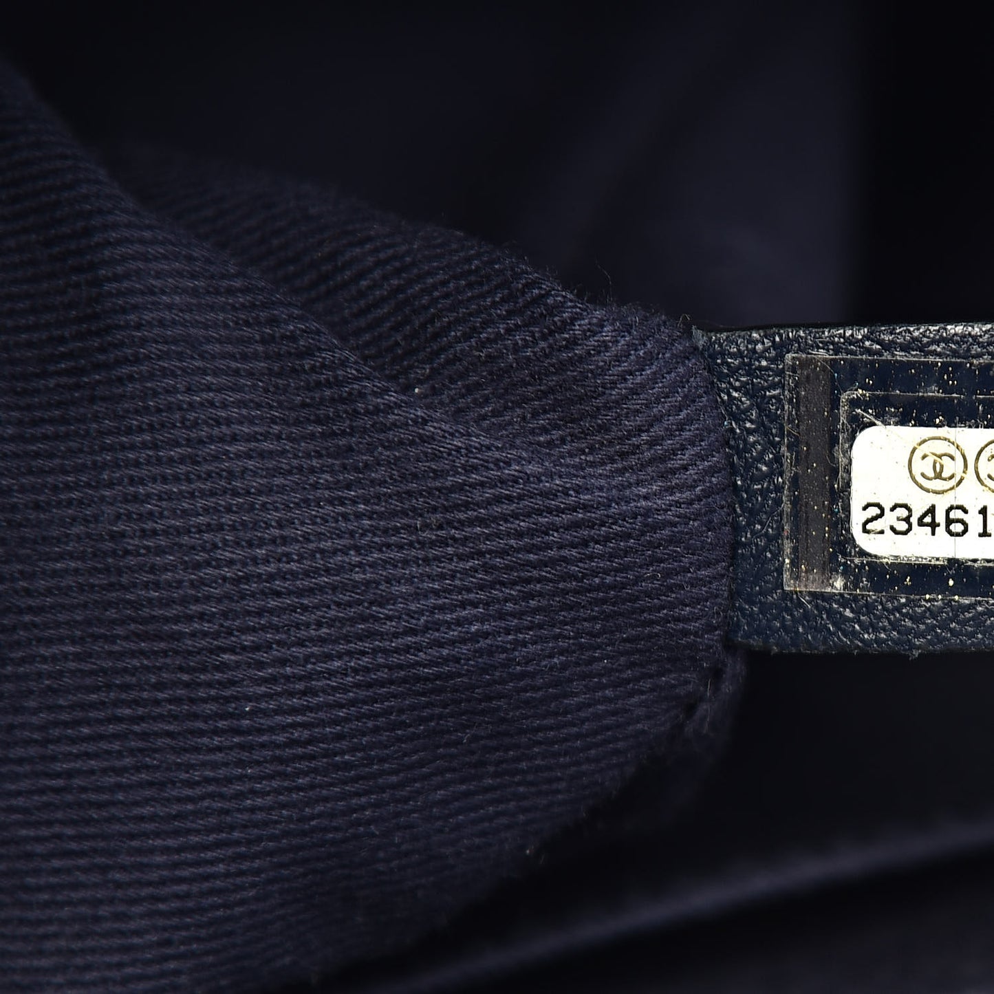 Grained Calfskin Medium Neo Executive Shopper Tote Dark Blue