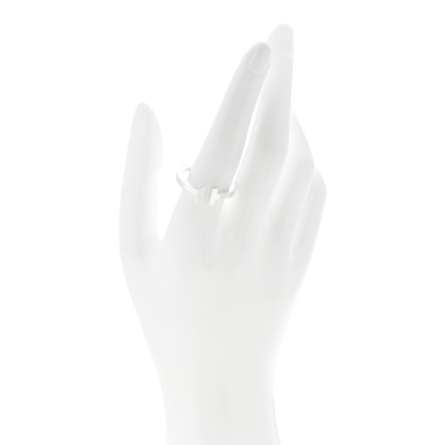 Tiffany Sterling Silver T Wire Ring 62 10 2 of 4