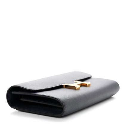 Hermes Evercolor Constance Wallet To Go Bleu Nuit 4 of 11