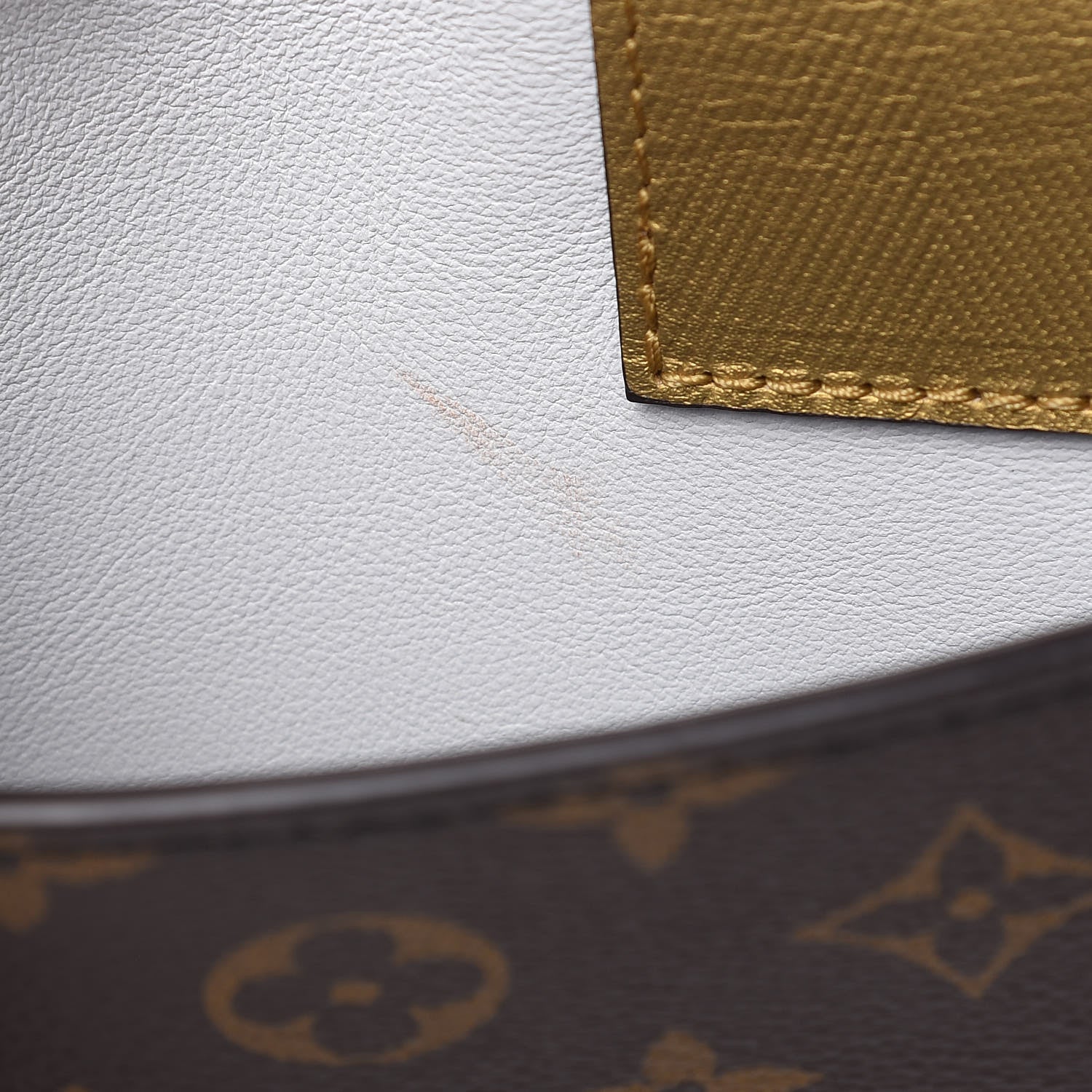Louis Vuitton Calfskin Monogram Column Clutch 9 of 10