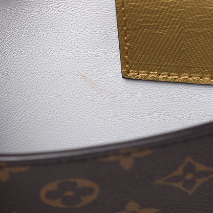 Louis Vuitton Calfskin Monogram Column Clutch 9 of 10