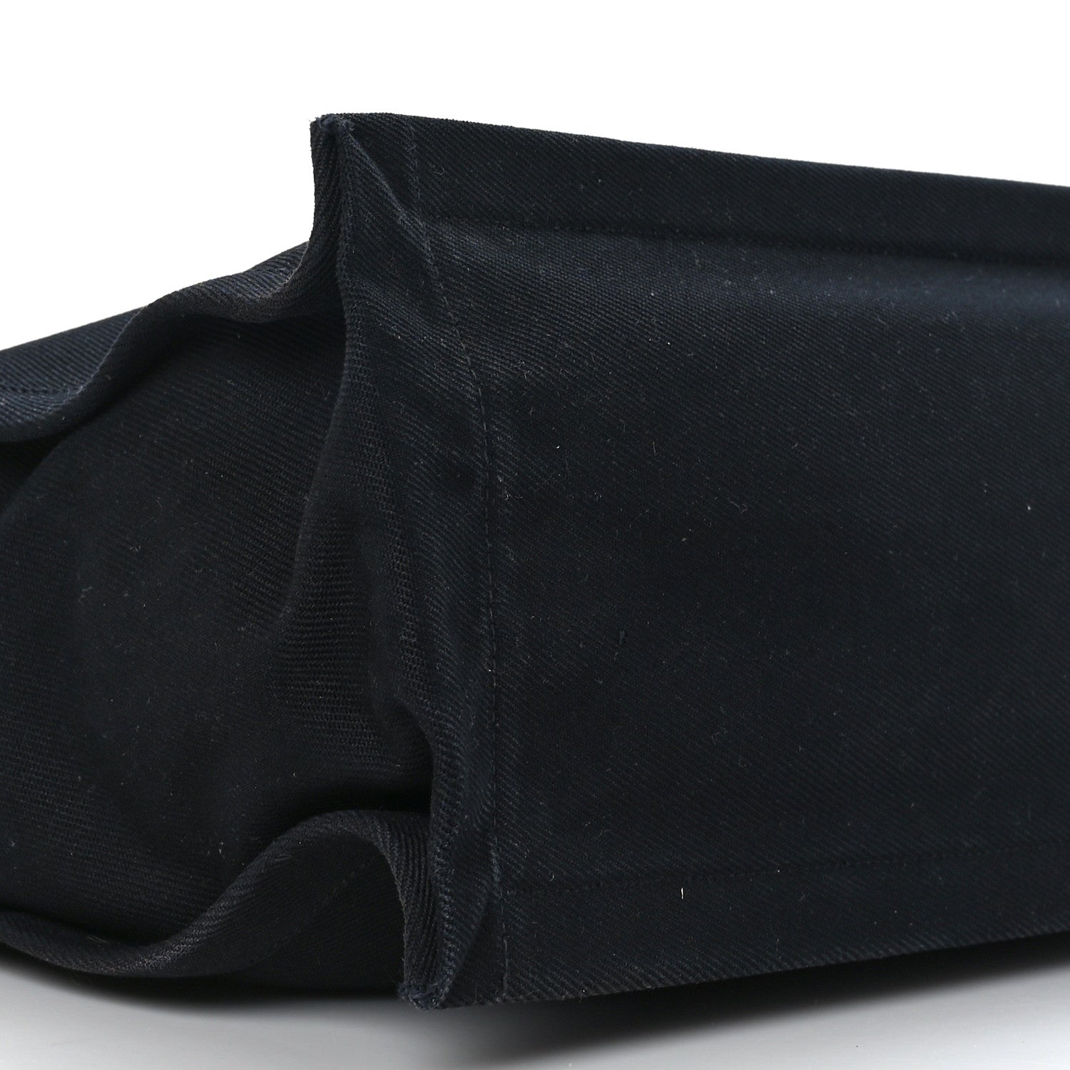 Saint Laurent Linen Calfskin Rive Gauche Tote Black 8 of 12