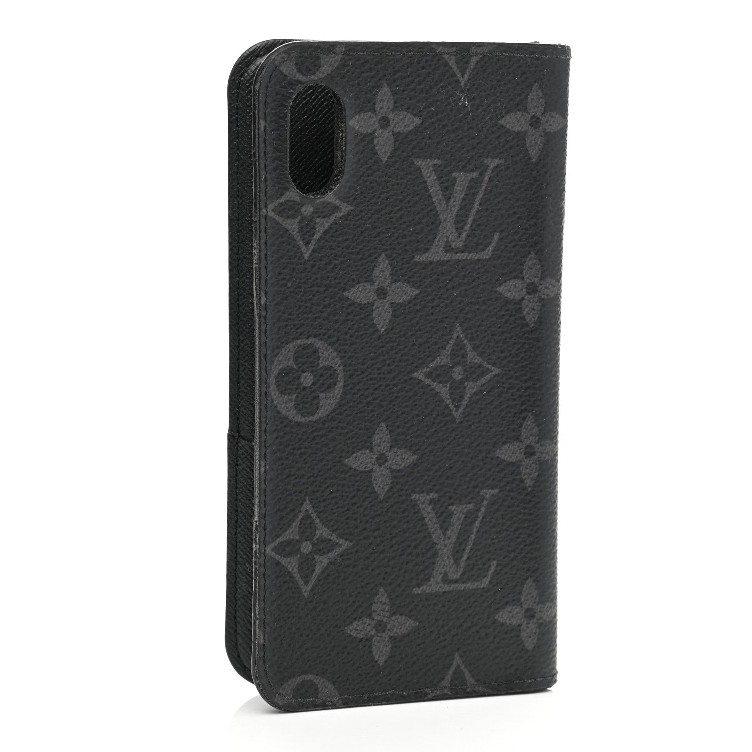 Louis Vuitton Monogram Eclipse iPhone XR Folio Case 3 of 10