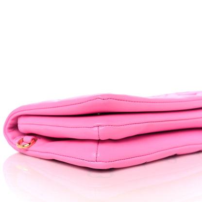 Louis Vuitton Lambskin Embossed Monogram Vuittamins Pochette Coussin Rose Violet 7 of 8