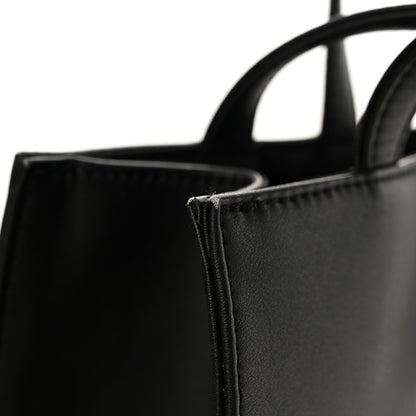 Telfar Vegan Leather Medium Shopping Bag Black 11 of 14