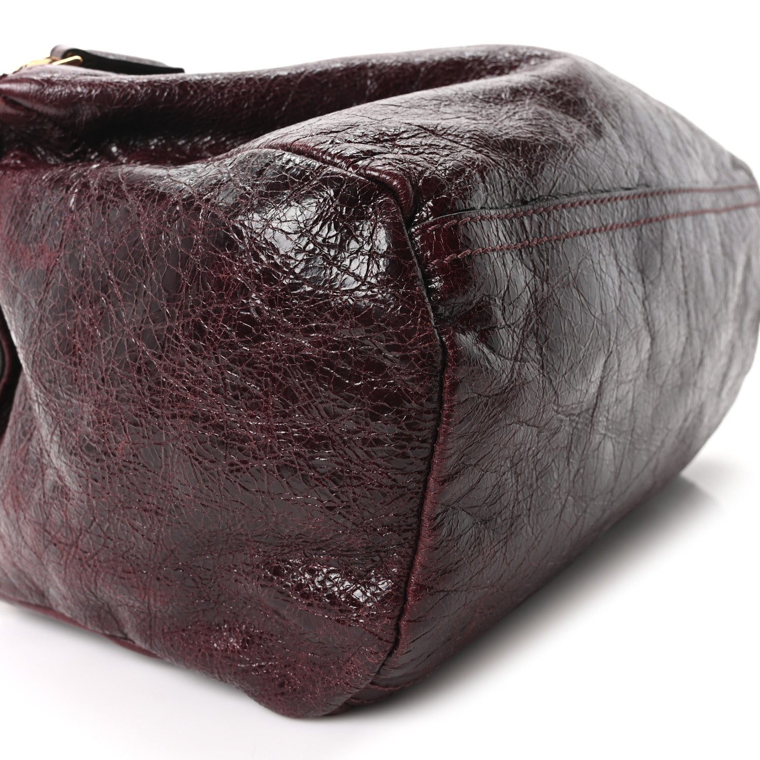 Givenchy Crinkled Patent Small Pandora Oxblood 9 of 10