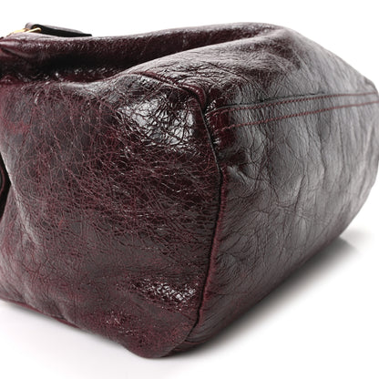 Givenchy Crinkled Patent Small Pandora Oxblood 9 of 10