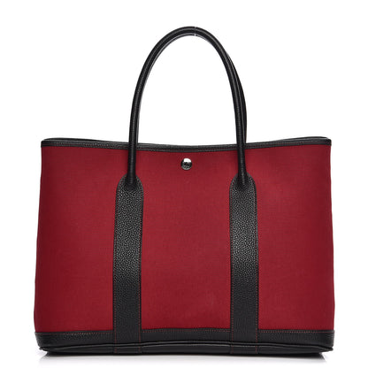 Hermes Toile Negonda Garden Party 36 MM Rouge Imperial Plomb 1 of 10