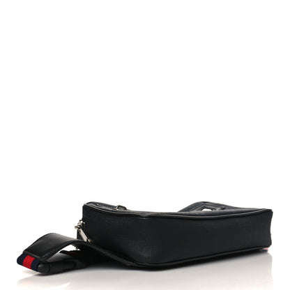 Gucci Soft GG Supreme Monogram Web Belt Bag Black Grey 4 of 9