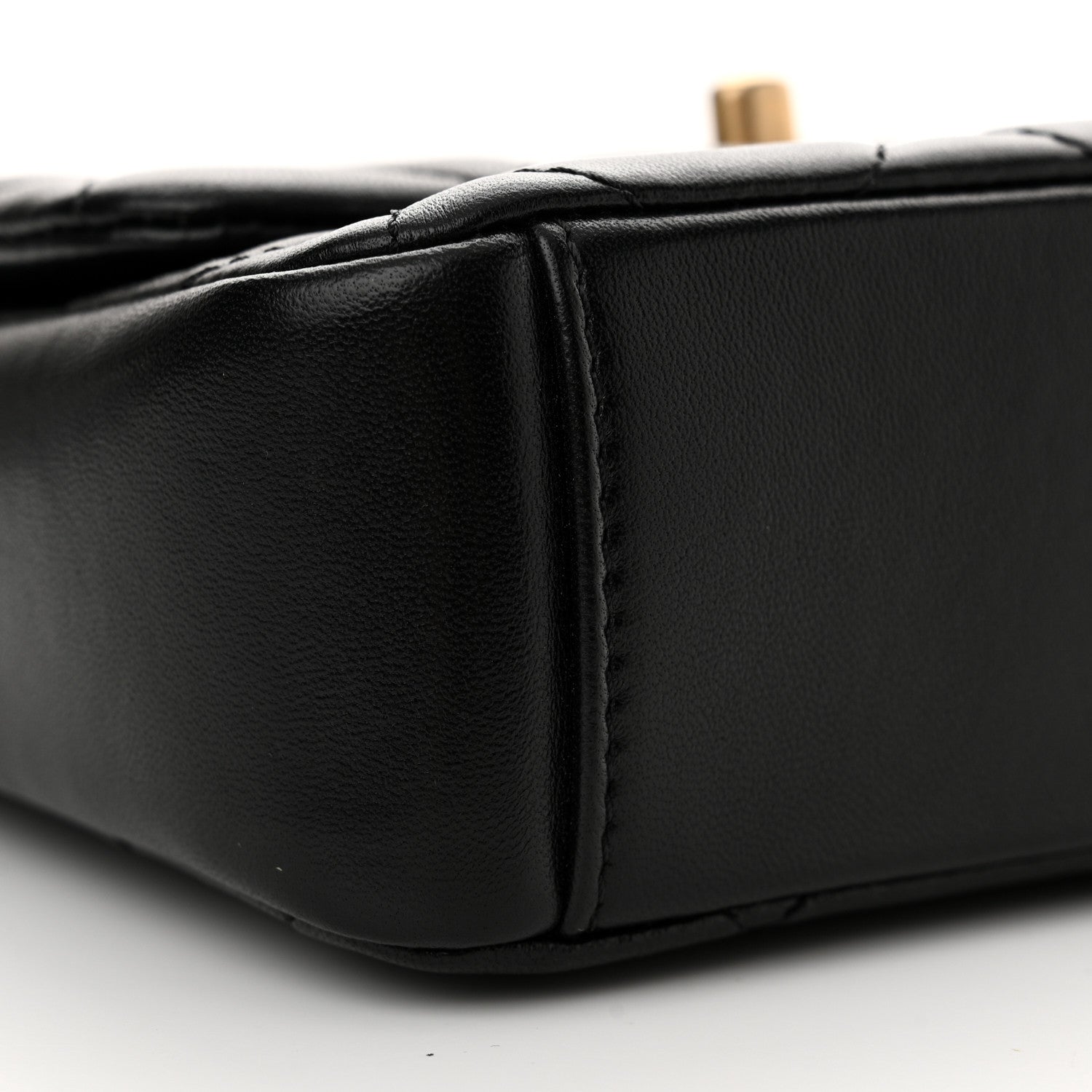 Chanel Lambskin Quilted Mini Side Note Flap Black 9 of 11