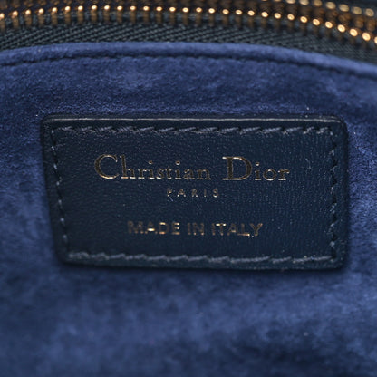 Christian Dior Velvet Mini Lady Dior Navy Blue 6 of 10