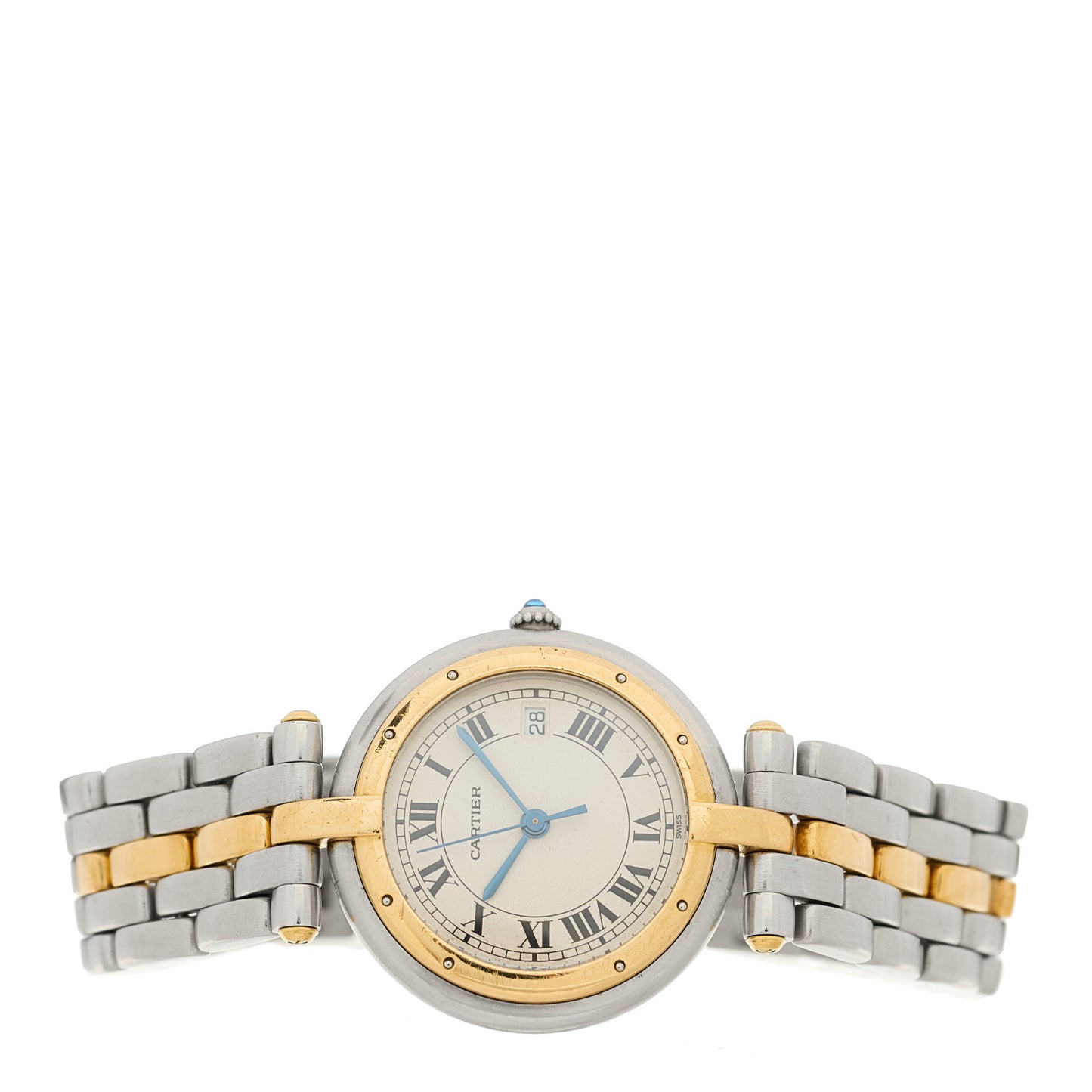 Stainless Steel 18K Yellow Gold 29mm Panthere Vendome Quartz Watch