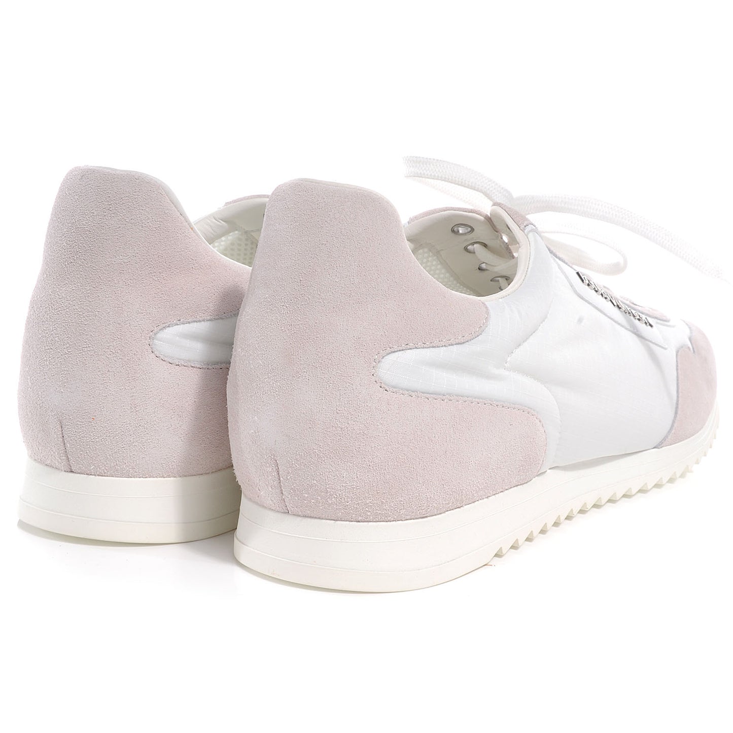 Suede Racing Sneakers 11 White
