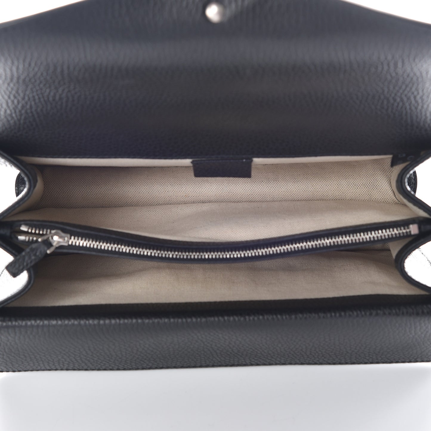 Pebbled Calfskin Small Dionysus Shoulder Bag Black