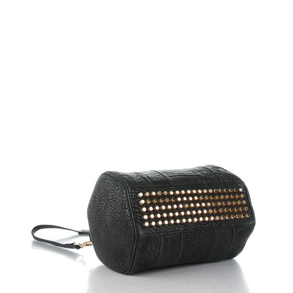 Alexander Wang Pebbled Lambskin Rocco Black Pale Gold Hardware 4 of 7
