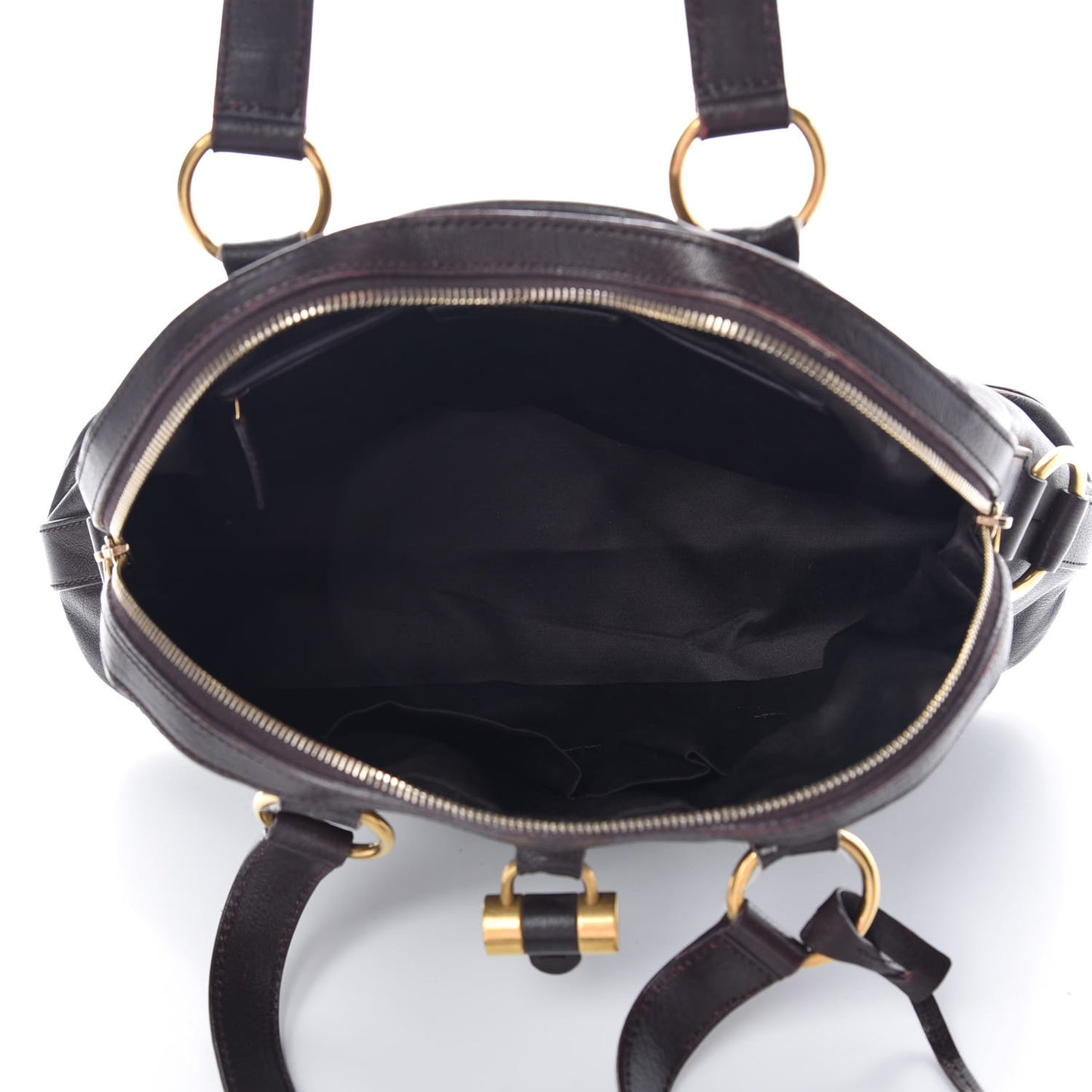 Calfskin Medium Muse Dark Brown