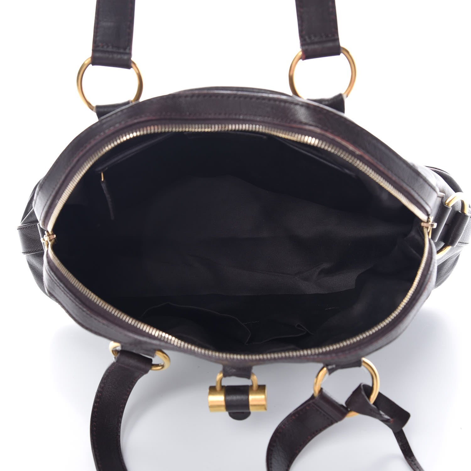 Saint Laurent Calfskin Medium Muse Dark Brown 5 of 26