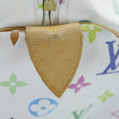 Louis Vuitton Monogram Multicolor Speedy 30 White 8 of 12