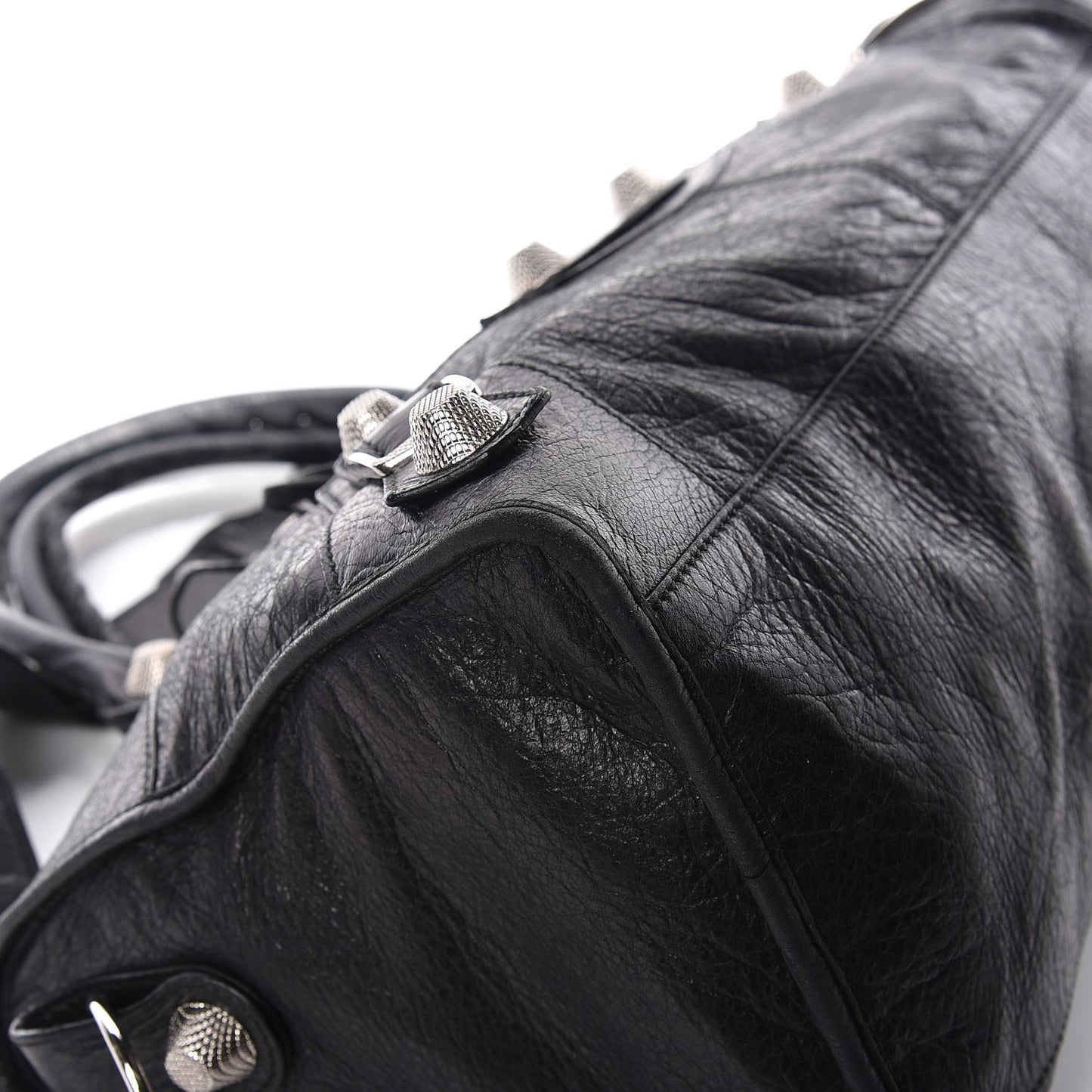 Agneau Giant 21 Silver Hardware Part Time Black