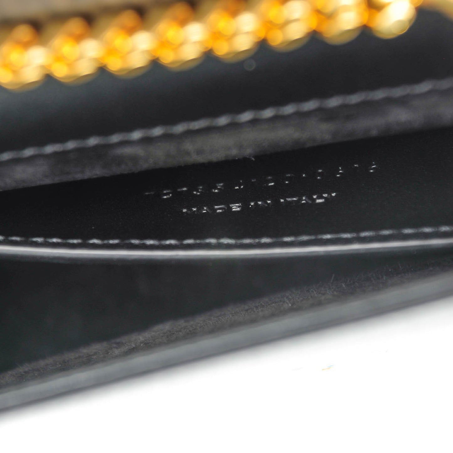 Calfskin Small Classic Monogram Kate Tassel Satchel Black