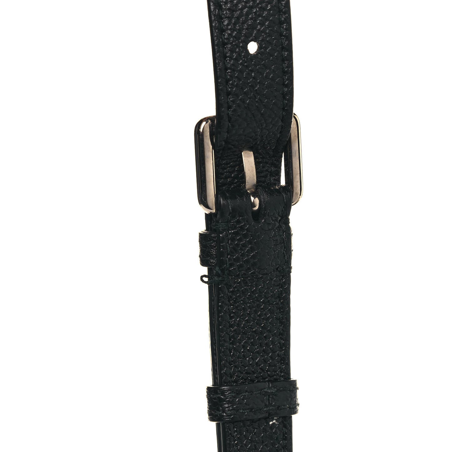 Grained Calfskin Medium Diorama Flap Bag Black