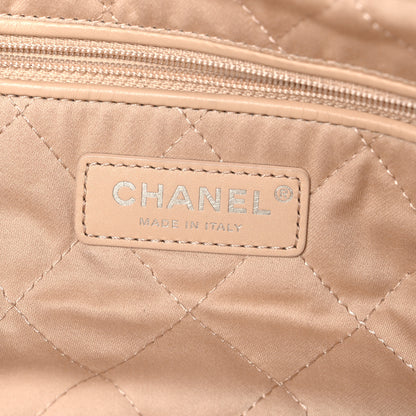 Chanel Shiny Calfskin Quilted Small Chanel 22 White Black 7 of 11