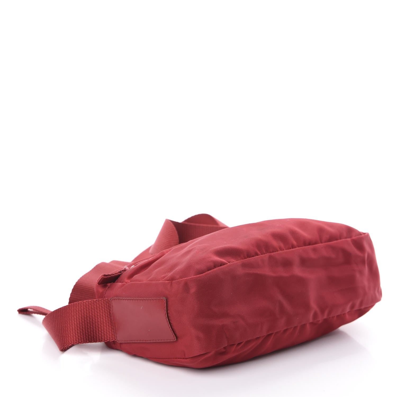 Prada Tessuto Nylon Crossbody Bag Rosso 4 of 10