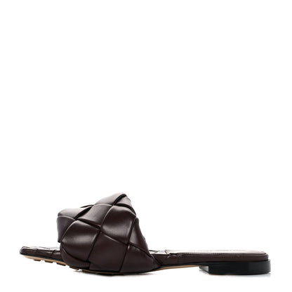Bottega Veneta Nappa Maxi Intrecciato Lido Flat Sandals 36.5 Oak 1 of 8