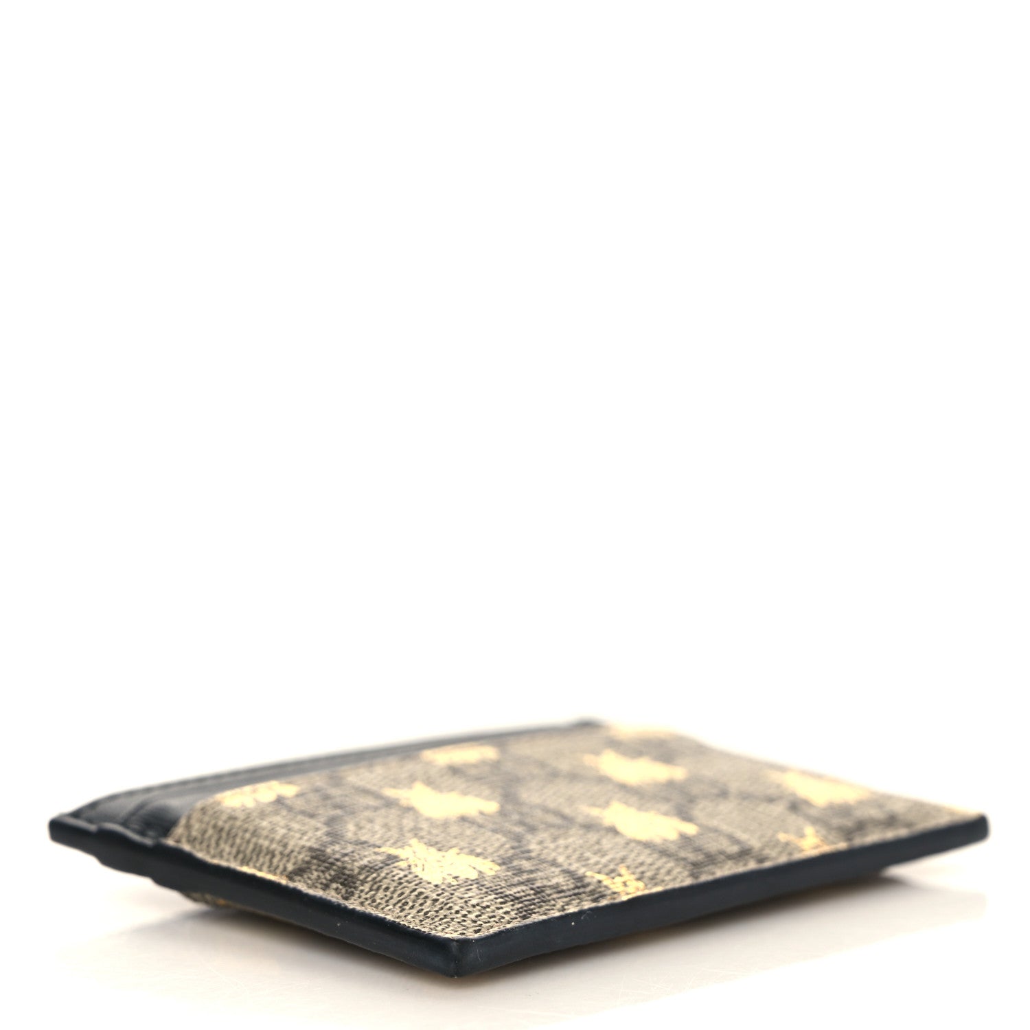 Gucci GG Supreme Monogram Bees Card Holder Black 4 of 6