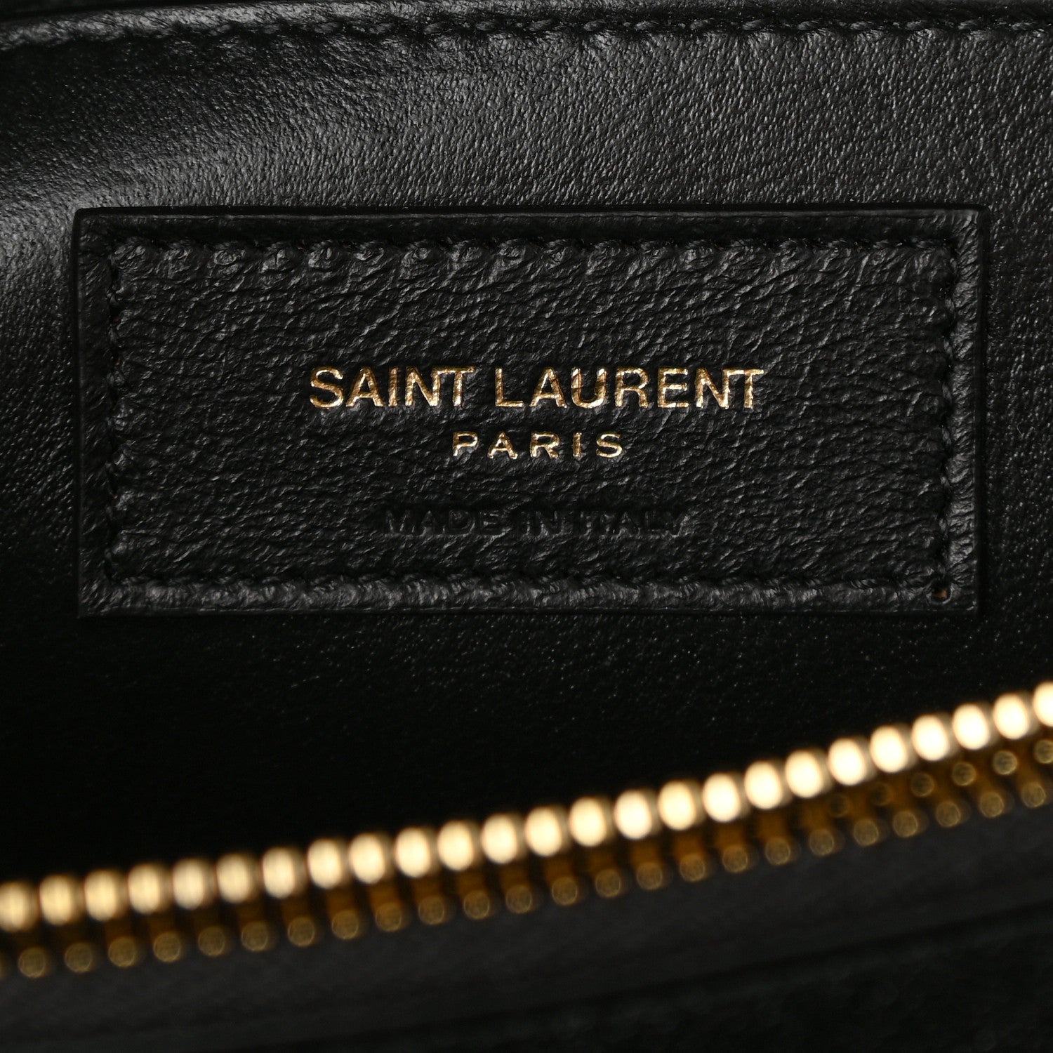 Saint Laurent Sheepskin Matelasse Chevron Monogram Large College Satchel Black 7 of 11